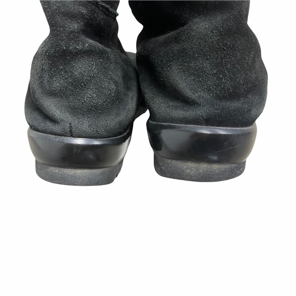 LA CANADIENNE Black Suede Over The Knee Boots 6.5 - Picture 6 of 12